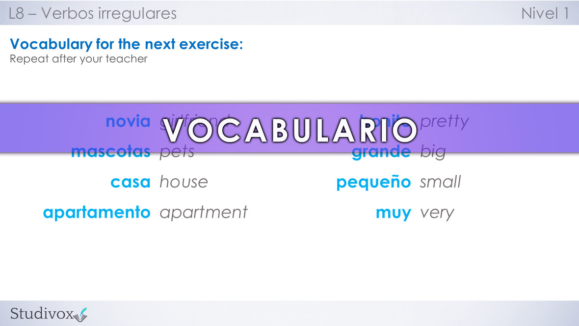 Vocabulario